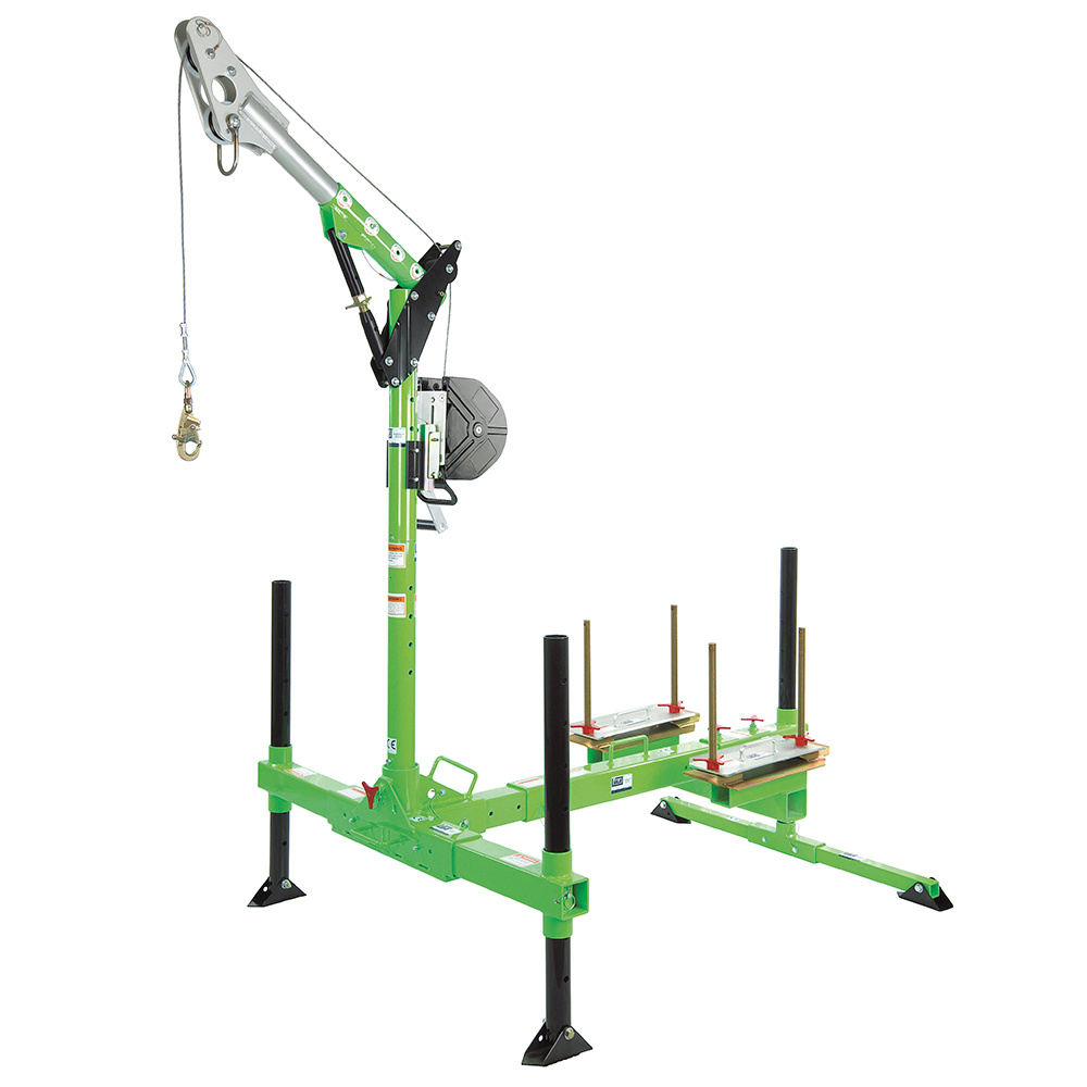 Davit Arm & Portable Base c/w 27x 25Kg Weights Mark One Hire